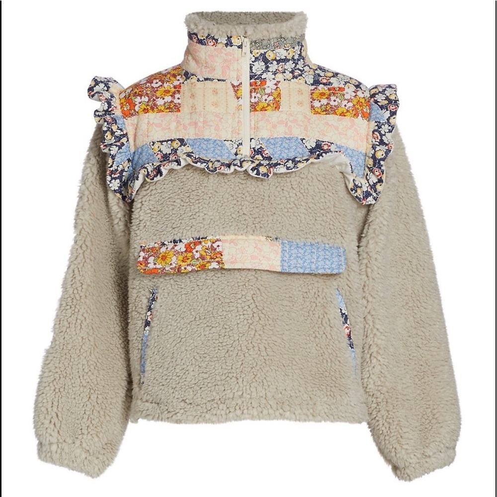 Sydney Patchwork Teddy Jacket